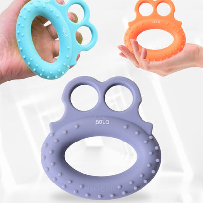 Angry Frog Shape Finger Grip Device Finger Strength Exercise Grip Ring, 2 PCS Angry Frog Finger Grip Ring(20LB (Green)), 2 PCS Angry Frog Finger Grip Ring(40LB (Blue)), 2 PCS Angry Frog Finger Grip Ring(60LB (Orange))