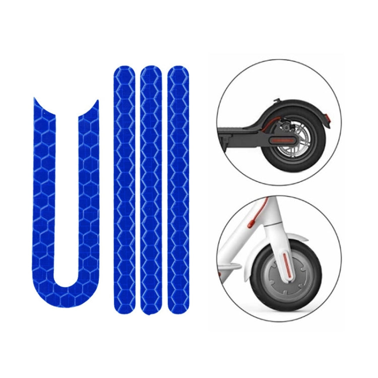 Scooter Stickers Reflective Cursor Scooter Mudguard Reflective Sticker For Ninebot ES2 (Yellow), For Xiaomi Mijia M365 / M365 Pro (White), For Xiaomi Mijia M365 / M365 Pro (Blue), For Ninebot Max G30 (White), For Ninebot Max G30 (Red)