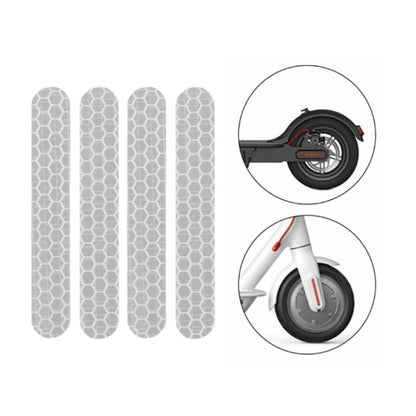 Scooter Stickers Reflective Cursor Scooter Mudguard Reflective Sticker For Ninebot ES2 (Yellow), For Xiaomi Mijia M365 / M365 Pro (White), For Xiaomi Mijia M365 / M365 Pro (Blue), For Ninebot Max G30 (White), For Ninebot Max G30 (Red)