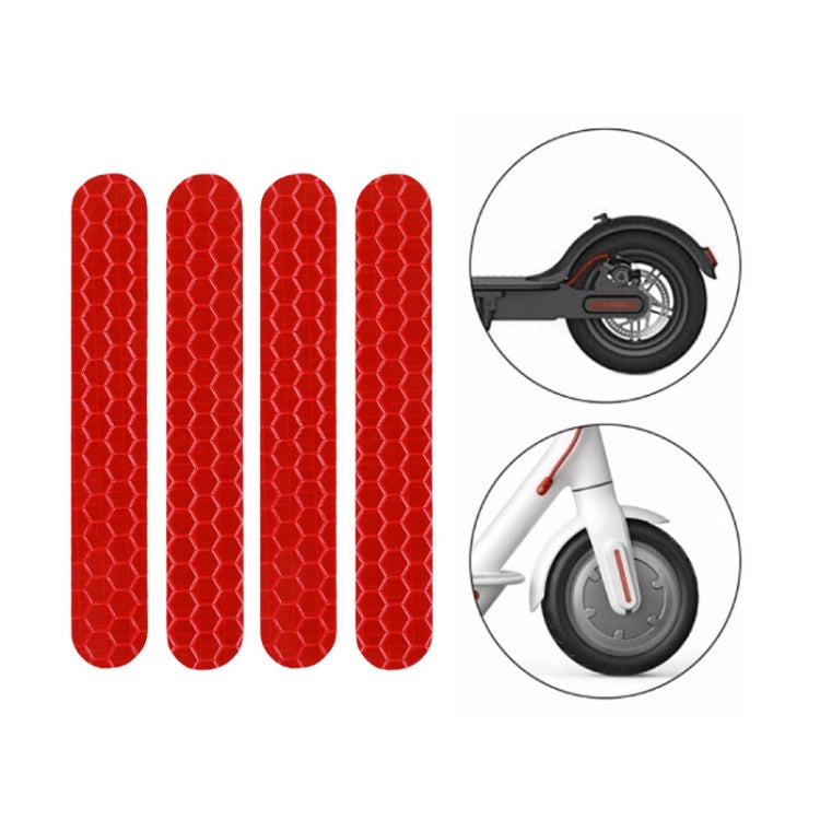 Scooter Stickers Reflective Cursor Scooter Mudguard Reflective Sticker For Ninebot ES2 (Yellow), For Xiaomi Mijia M365 / M365 Pro (White), For Xiaomi Mijia M365 / M365 Pro (Blue), For Ninebot Max G30 (White), For Ninebot Max G30 (Red)