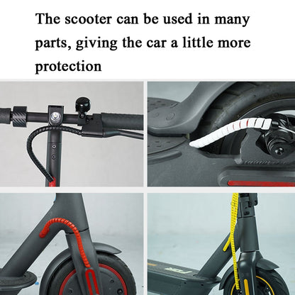 4 PCS Scooter Harness Line Pipe Change Line Pipe Winding Pipe Fittings For Xiaomi Mijia M365,Cable Length: 1m, Blue, White, Red, Black, Yellow