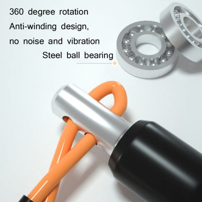 AMYUP Adjustable Bearing Anti-winding PVC Steel Wire Skipping Rope, Cable Length: 3m, AMYUP PVC Skipping Rope (Black), AMYUP PVC Skipping Rope (Silver), AMYUP PVC Skipping Rope (Orange)