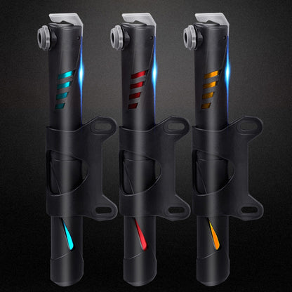 BG-Y2326 Bicycle Pump Portable Mini Home Charging Basketball Air Tube, Black Red, Black Gold, Black Blue