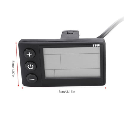 LCD Display Electric Bicycle Dashboard, B Type 36V / 48V