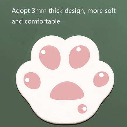 3 PCS XH12 Cats Claw Cute Cartoon Mouse Pad, Size: 280 x 250 x 3mm, White, Aquamarine, Marble, Light Blue, Lavender, Pink, Pink Purple, Skin Color, Grayish, Blue Yellow, Blue, Bright Blue, Green, Creamy-white, Ink Green, Dark Pink, Deep Pink White...