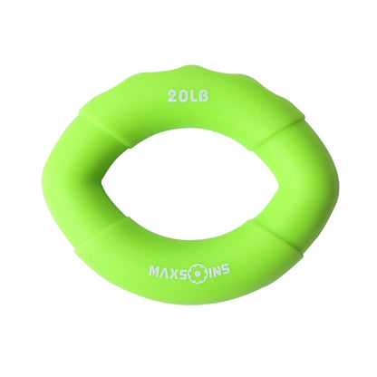 MAXSOINS MXO-009898 Silicone Finger Exercise Grip Device Olive Shape Rehabilitation Finger Pinch Device, Specification: 20LB(Red), 20LB(Green), 30LB(Yellow), 30LB(Pink), 40 pounds of blue, 50LB(Purple), 50LB(Orange), 60LB(Jade), 60LB(Gray), 70LB(Blue)