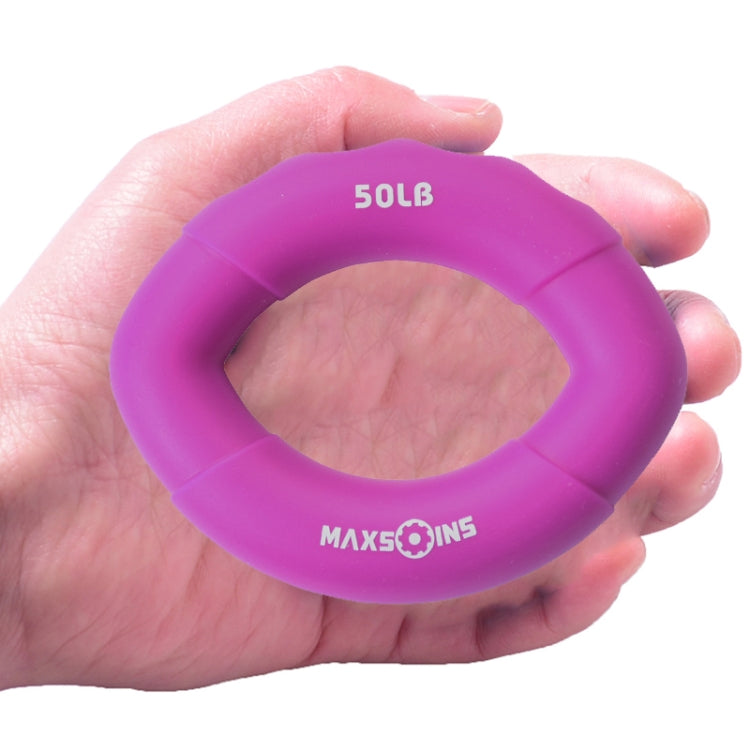 MAXSOINS MXO-009898 Silicone Finger Exercise Grip Device Olive Shape Rehabilitation Finger Pinch Device, Specification: 20LB(Red), 20LB(Green), 30LB(Yellow), 30LB(Pink), 40 pounds of blue, 50LB(Purple), 50LB(Orange), 60LB(Jade), 60LB(Gray), 70LB(Blue)
