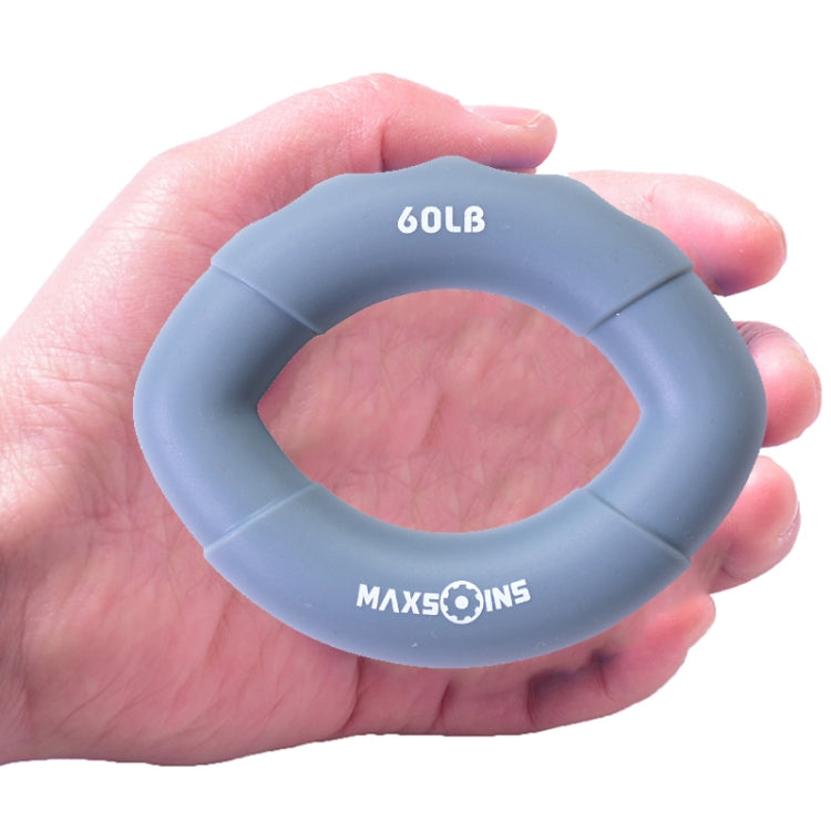 MAXSOINS MXO-009898 Silicone Finger Exercise Grip Device Olive Shape Rehabilitation Finger Pinch Device, Specification: 20LB(Red), 20LB(Green), 30LB(Yellow), 30LB(Pink), 40 pounds of blue, 50LB(Purple), 50LB(Orange), 60LB(Jade), 60LB(Gray), 70LB(Blue)