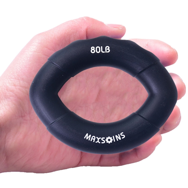 MAXSOINS MXO-009898 Silicone Finger Exercise Grip Device Olive Shape Rehabilitation Finger Pinch Device, Specification: 20LB(Red), 20LB(Green), 30LB(Yellow), 30LB(Pink), 40 pounds of blue, 50LB(Purple), 50LB(Orange), 60LB(Jade), 60LB(Gray), 70LB(Blue)