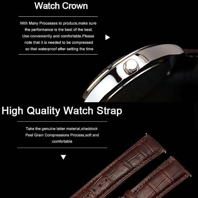 YAZOLE 308 Luminous Quartz Watch Men Watch, White Tray Brown Belt, White Tray Black Belt, Black Tray Black Belt, Black Tray Brown Belt, White Tray Silver Steel Strip, Black Tray Silver Steel Strip, Black Shell Black Tray Black Belt