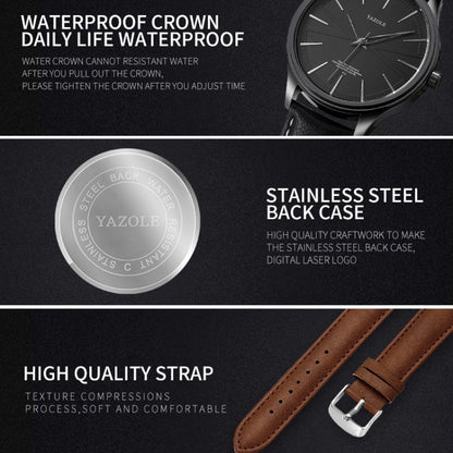YAZOLE 512 Casual Quartz Men Watch, Silver Shell Black Tray Black Belt, Silver Shell White Tray Black Belt, Silver Shell Black Tray Brown Belt, Silver Shell White Tray Brown Belt, Black Shell Black Tray Black Belt, Black Shell Black Tray Brown Belt