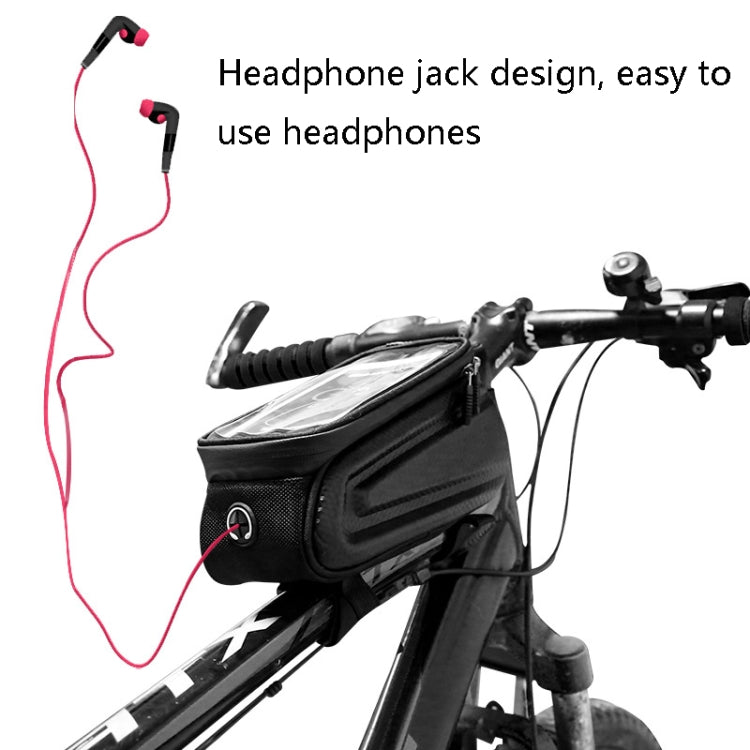 B50 Bicycle Hard Shell Front Beam Bag Mobile Phone Touch Screen Anti-Pouring Water Tube Bag, B50