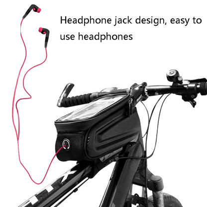 B50 Bicycle Hard Shell Front Beam Bag Mobile Phone Touch Screen Anti-Pouring Water Tube Bag, B50