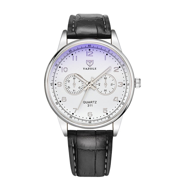 YAZOLE Men Business Quartz Watch, 314 Black Tray Black Belt, 314 Black Tray Brown Belt, 314 White Tray Black Belt, 314 White Tray Brown Belt, 311 Black Tray Black Belt, 311 Black Tray Brown Belt, 311 White Tray Black Belt, 311 White Tray Brown Belt