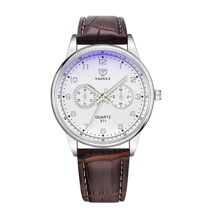 YAZOLE Men Business Quartz Watch, 314 Black Tray Black Belt, 314 Black Tray Brown Belt, 314 White Tray Black Belt, 314 White Tray Brown Belt, 311 Black Tray Black Belt, 311 Black Tray Brown Belt, 311 White Tray Black Belt, 311 White Tray Brown Belt