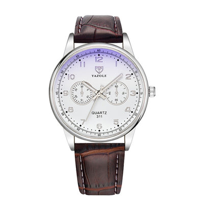 YAZOLE Men Business Quartz Watch, 314 Black Tray Black Belt, 314 Black Tray Brown Belt, 314 White Tray Black Belt, 314 White Tray Brown Belt, 311 Black Tray Black Belt, 311 Black Tray Brown Belt, 311 White Tray Black Belt, 311 White Tray Brown Belt