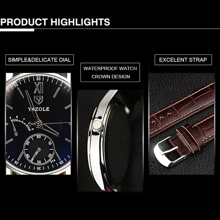 YAZOLE Men Business Quartz Watch, 314 Black Tray Black Belt, 314 Black Tray Brown Belt, 314 White Tray Black Belt, 314 White Tray Brown Belt, 311 Black Tray Black Belt, 311 Black Tray Brown Belt, 311 White Tray Black Belt, 311 White Tray Brown Belt