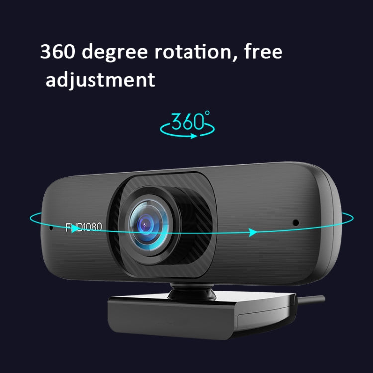 C60 Webcast Webcam High-Definition Computer Camera With Microphone, Cable Length: 2.5m, Super Clear Version 1080P