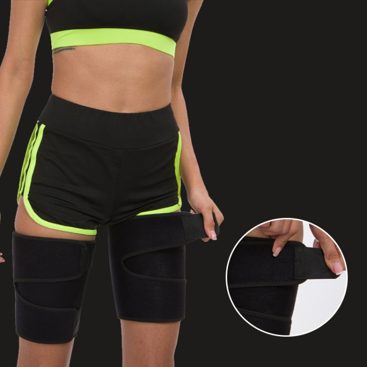 A Pair Outdoor Sports Protective Gear Muscle Strain Protection Sports Compression Thigh guard, M, L, XL