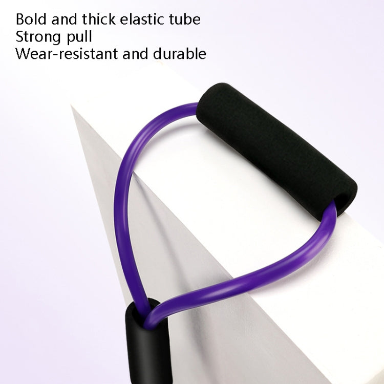 2 PCS Yoga Supplies 8-Word Tension Rope Tier Force Training To Make Chest Tube, 2 PCS Tension Rope(Monochrome Purple), 2 PCS Tension Rope(Monochrome Red), 2 PCS Tension Rope(Monochrome Black), 2 PCS Tension Rope(Monochrome Blue)