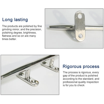 Light Round Cable Bolt 316 Stainless Steel Clevis Cable Bolt, 100mm 4inch, 125mm 5inch, 150mm 6inch, 200mm 8inch, 250mm 10inch, 300mm 12inch