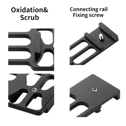 20mm Rail Side Mount For GoPro HERO9 Black / HERO8 Black /7 /6 /5 /5 Session /4 Session /4 /3+ /3 /2 /1, DJI Osmo Action, Xiaoyi And Other Action Cameras, Hunting Shot, Red, Black