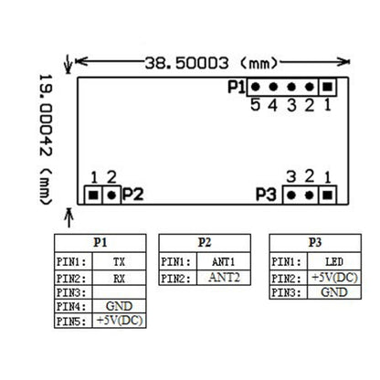 HW-205 RDM6300 125kHz Serial Port Reading RFID Card Module