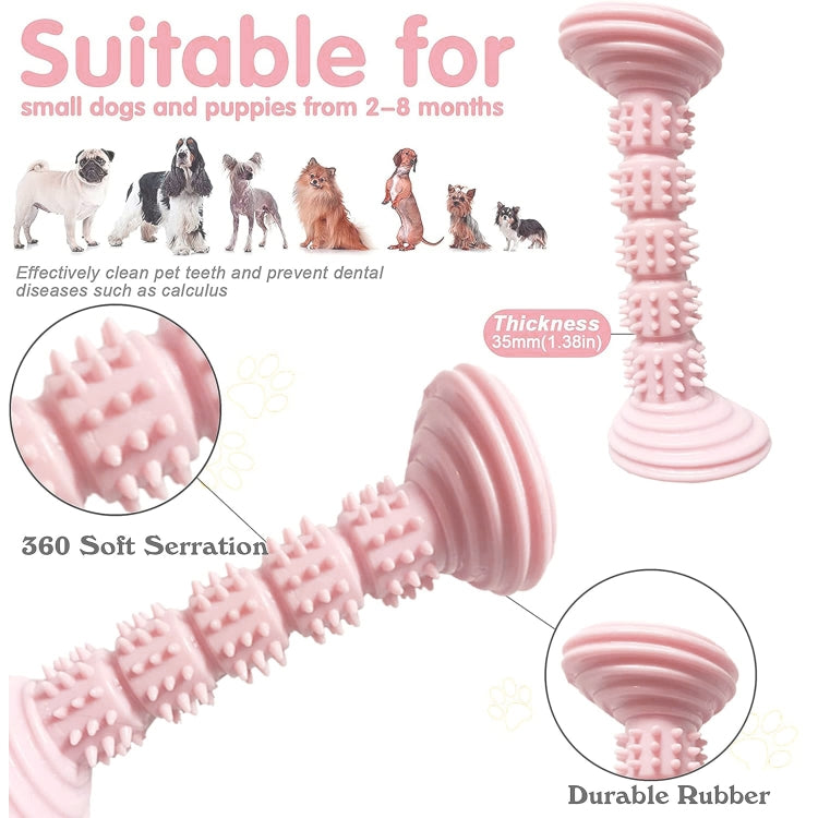 Pet TPR Molar Toy Chew Dog Toothbrush Toy Clean Teeth Molar Tease Dog Stick, Blue, Pink, Green, Rose Red, Lake Blue, Orange
