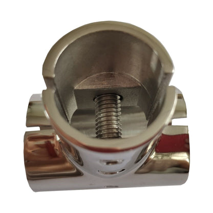 316 Stainless Steel Separable Three-Way Ship Pipe Joint for Yacht Engineering, Specification:, 22mm 7/8inch, 25mm 1inch