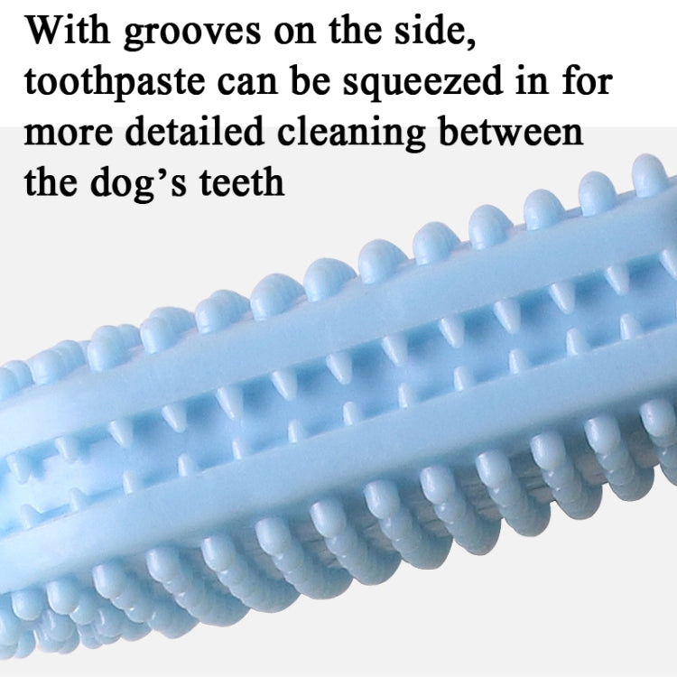 TPR Dog Toy Molar Stick Bite-Resistant Cleaning Teeth Dog Chewing Interactive Anti-Boring Toy, Blue, Pink, Green