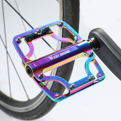 1 Pair WEST BIKING YP0802081 Mountain Road Bike Colorful Pedals, YP0802081
