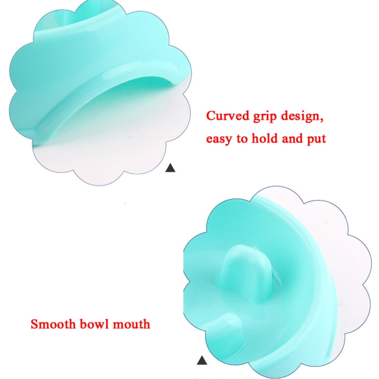 Pet Bowl Cat Bowl Feeder Anti-Choking Slow Food Bowl Thickened Dog Bowl, L 21.5 x 22 x 7.5cm, S  16 x 18 x 5cm