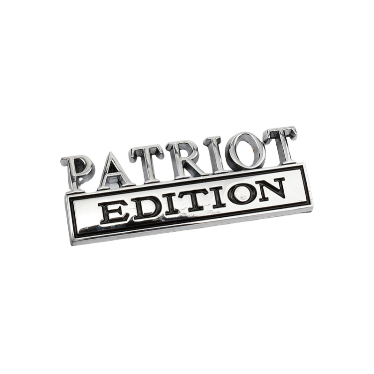 2 PCS Patriot Edition Metal Leaf Board Car Stickers Back Tail Box Label, PATRIOT