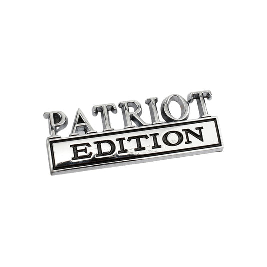 2 PCS Patriot Edition Metal Leaf Board Car Stickers Back Tail Box Label, PATRIOT