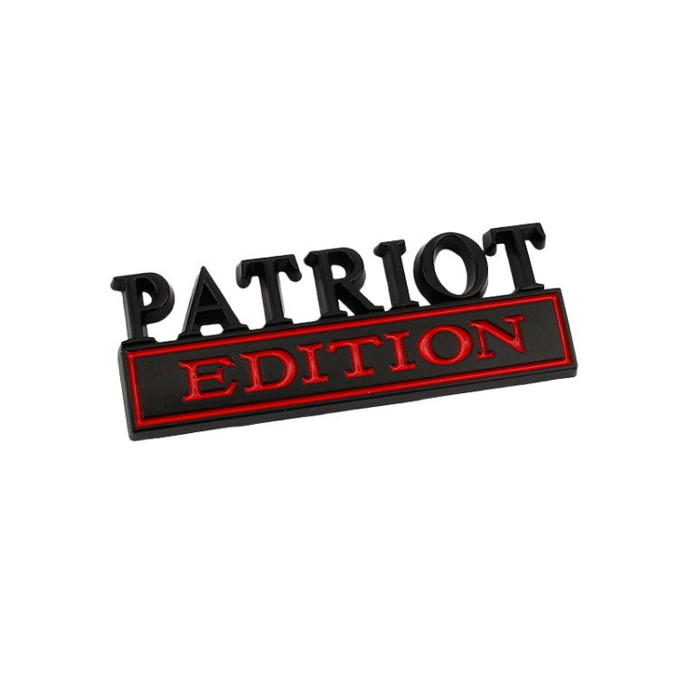 2 PCS Patriot Edition Metal Leaf Board Car Stickers Back Tail Box Label, PATRIOT