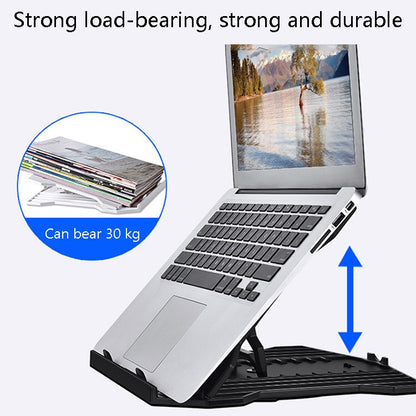 N31 Portable Laptop Bracket Liftable Computer Support Base, Black (Standard Version)