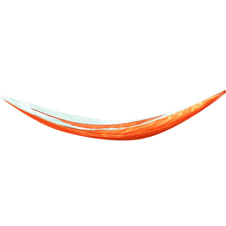 Outdoor Hammock Nylon Parachute Cloth Travel Camping Swing, Style:, 2.7m x 1.4m (Black+Gray), 3m x 2m (Black+Gray), 2.7m x 1.4m (Black+Red), 3m x 2m (Black+Red), 2.7m x 1.4m (Red+Sky Blue), 3m x 2m (Red+Sky Blue), 2.7m x 1.4m (Royal Blue+Dark Gray)