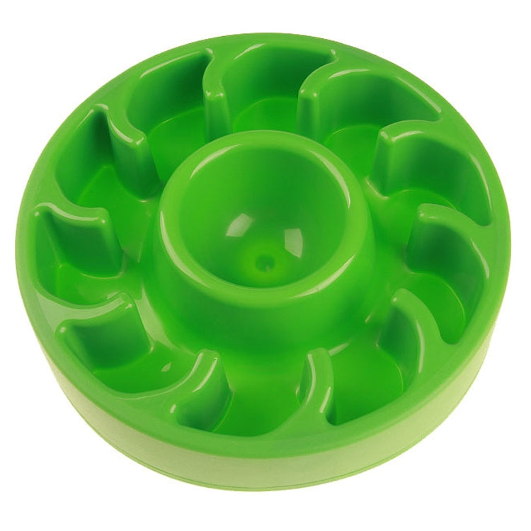 Dog Slow Food Bowl Pet Tattoo Deflection Bowl, Colorful Package