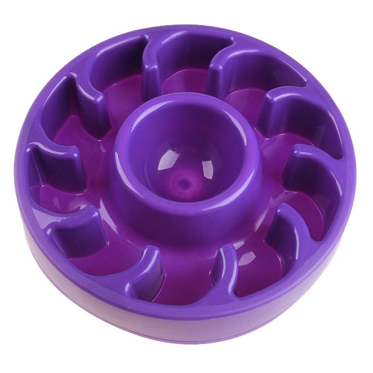 Dog Slow Food Bowl Pet Tattoo Deflection Bowl, Colorful Package