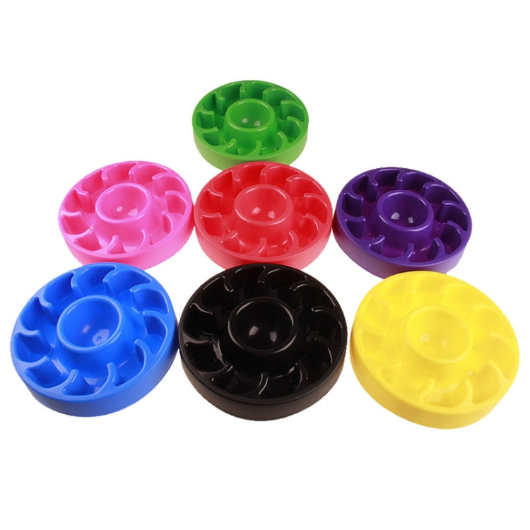 Dog Slow Food Bowl Pet Tattoo Deflection Bowl, Colorful Package
