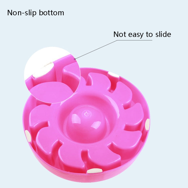 Dog Slow Food Bowl Pet Tattoo Deflection Bowl, Colorful Package