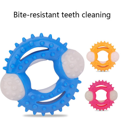 BG-W177 Pet Toys Chew-Resistant Teeth Teeth Cleaning Dog Toys, Blue, Yellow, Pink