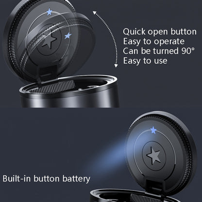 BEN.JACK Ashtray With Cover Personality Multi-Function Universal Car Ashtray