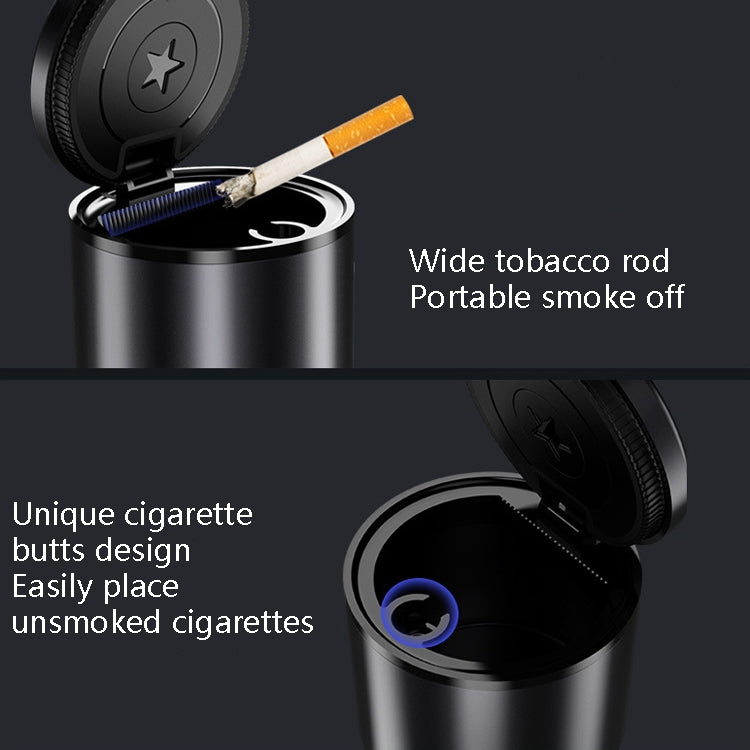 BEN.JACK Ashtray With Cover Personality Multi-Function Universal Car Ashtray
