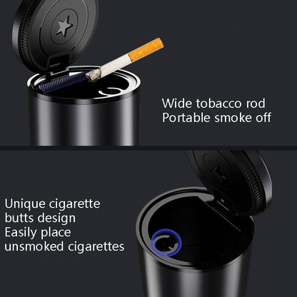 BEN.JACK Ashtray With Cover Personality Multi-Function Universal Car Ashtray
