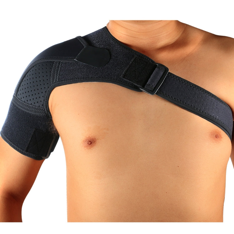 G06 Four-Direction Adjustable Pressure And Breathable Shoulder Pad Sports Protective Gear，Style:, Ordinary Version M (Black Blue), Ordinary Version L(Black Blue), Airbag Version M (Black Blue), Airbag Version L (Black And Blue), Ordinary Version M (Bla...