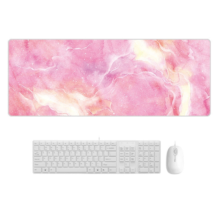 Marbling Wear-Resistant Rubber Mouse Pad, 400x900x4mm, 400x900x5mm, 300x800x5mm, 300x700x4mm