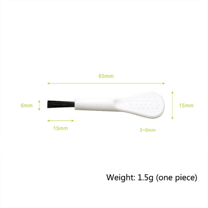 100 PCS ZX-008 Plastic Mini Brush Mobile Phone Screen Mosquito Killer Lamp Humidifier Keyboard Cleaning Brush, White Handle White Hair, White Handle Black Hair, Black Handle Black Hair