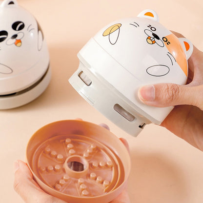 M18 USB Portable Mini Vacuum Cleaner Desktop Keyboard Handheld Cleaner, Panda, Cat, Hamster