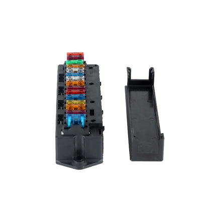Modified Electric Car 15-Way Fuse Bottom Seat With Copper Terminal Insurance Plug-In Relay, 15-Way Fuse Bottom Seat